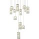 Aston 12 Light 28 inch Chrome Pendant Ceiling Light