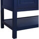 Metropolis 72 X 22 X 34 inch Blue Vanity Sink Set