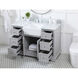 Franklin 48 X 22 X 35 inch Grey Bathroom Vanity Cabinet