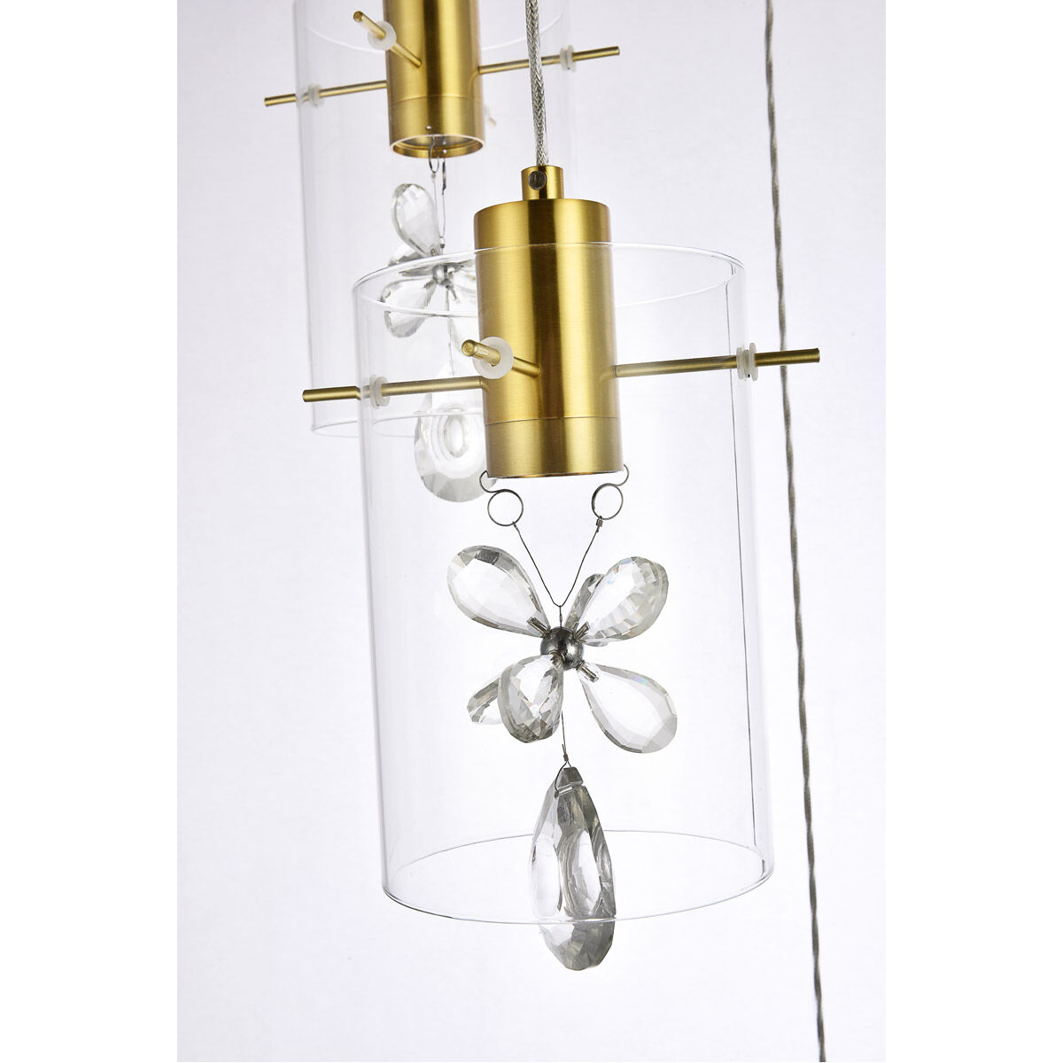 Hana 5 Light 18.97 inch Gold Pendant Ceiling Light