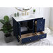 Sommerville 42 X 22 X 34 inch Blue Vanity Sink Set