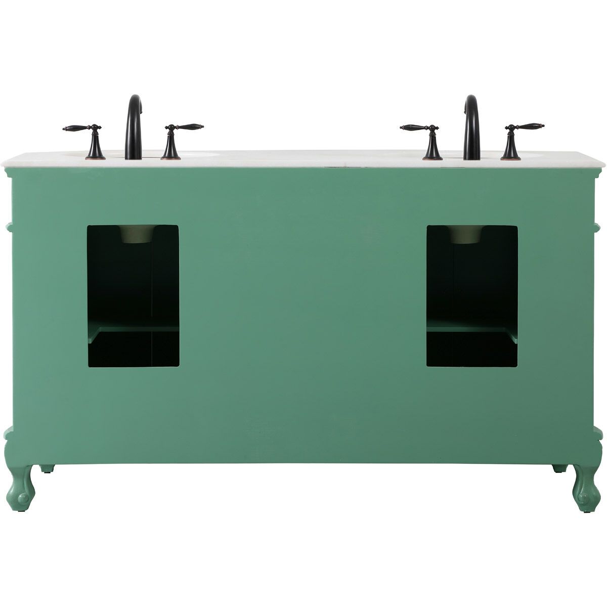 Danville 60 X 21 X 36 inch Vintage Mint Vanity Sink Set
