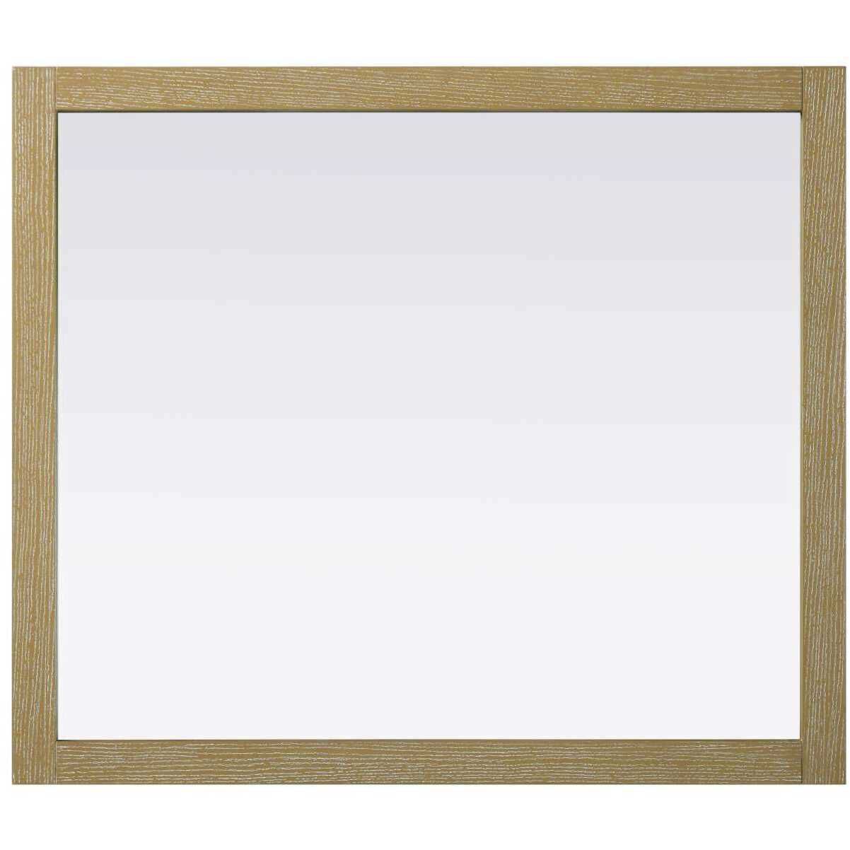 Norah 42 X 36 inch Linen Oak Mirror