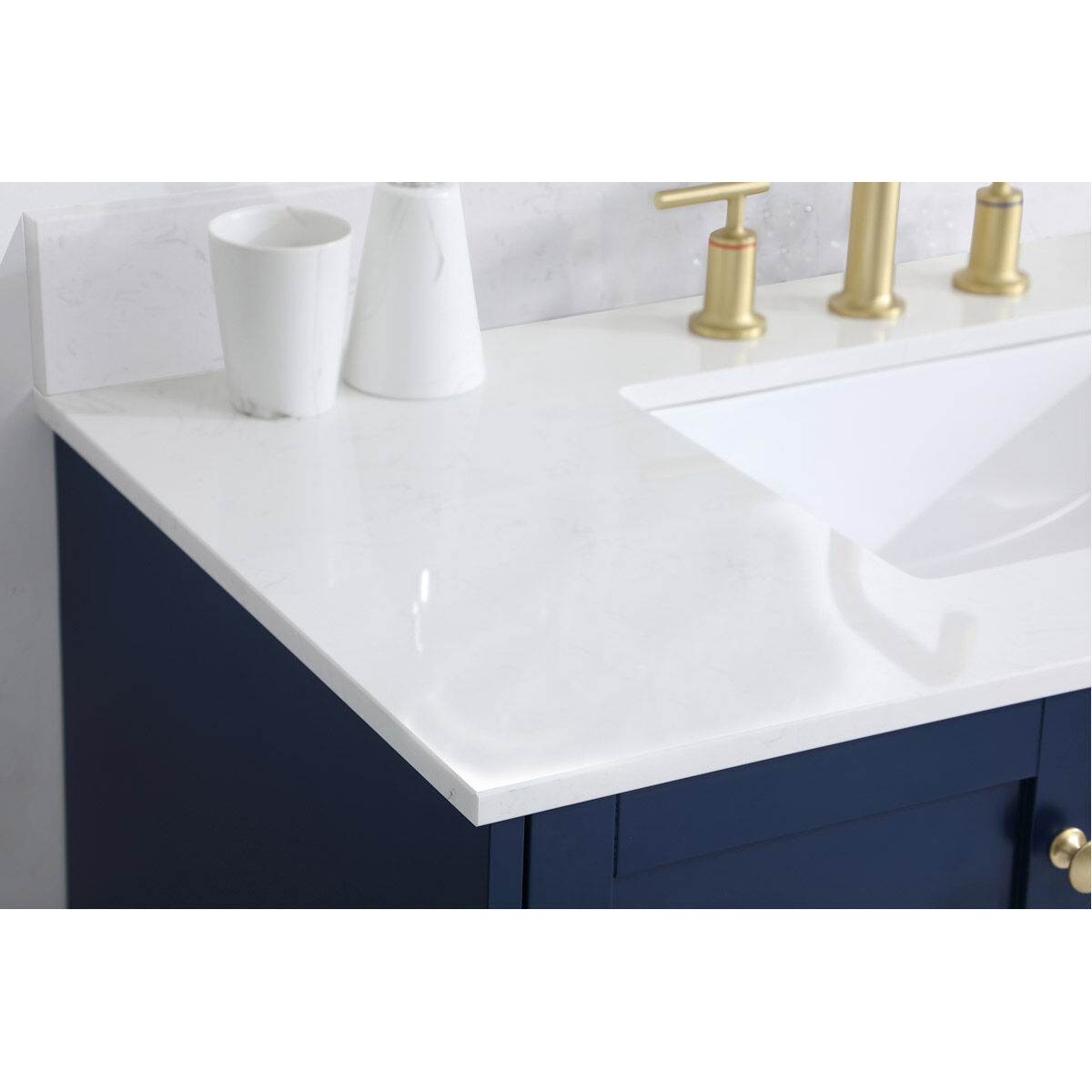 Sommerville 42 X 22 X 34 inch Blue Vanity Sink Set