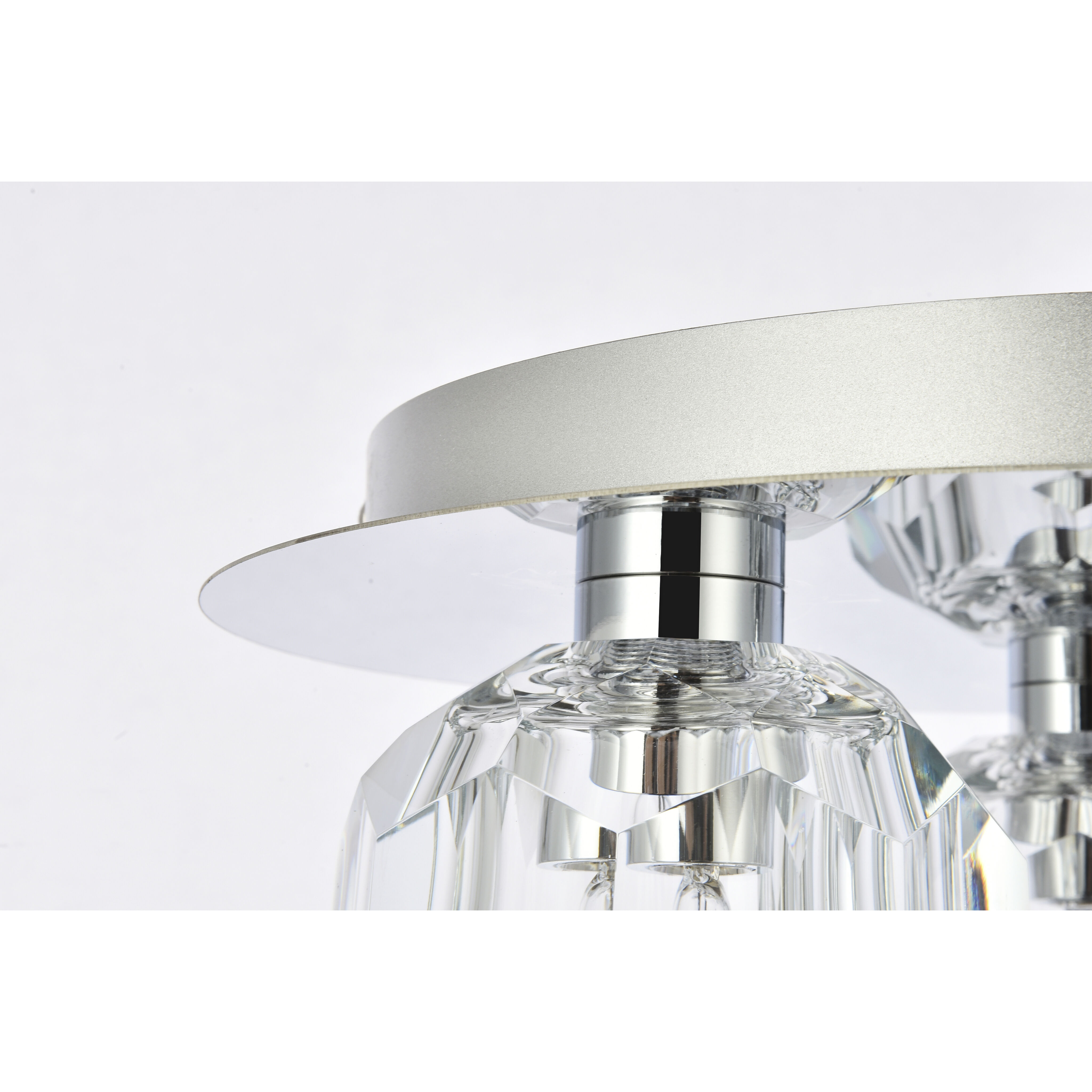 Graham 3 Light 12 inch Chrome Flush Mount Ceiling Light