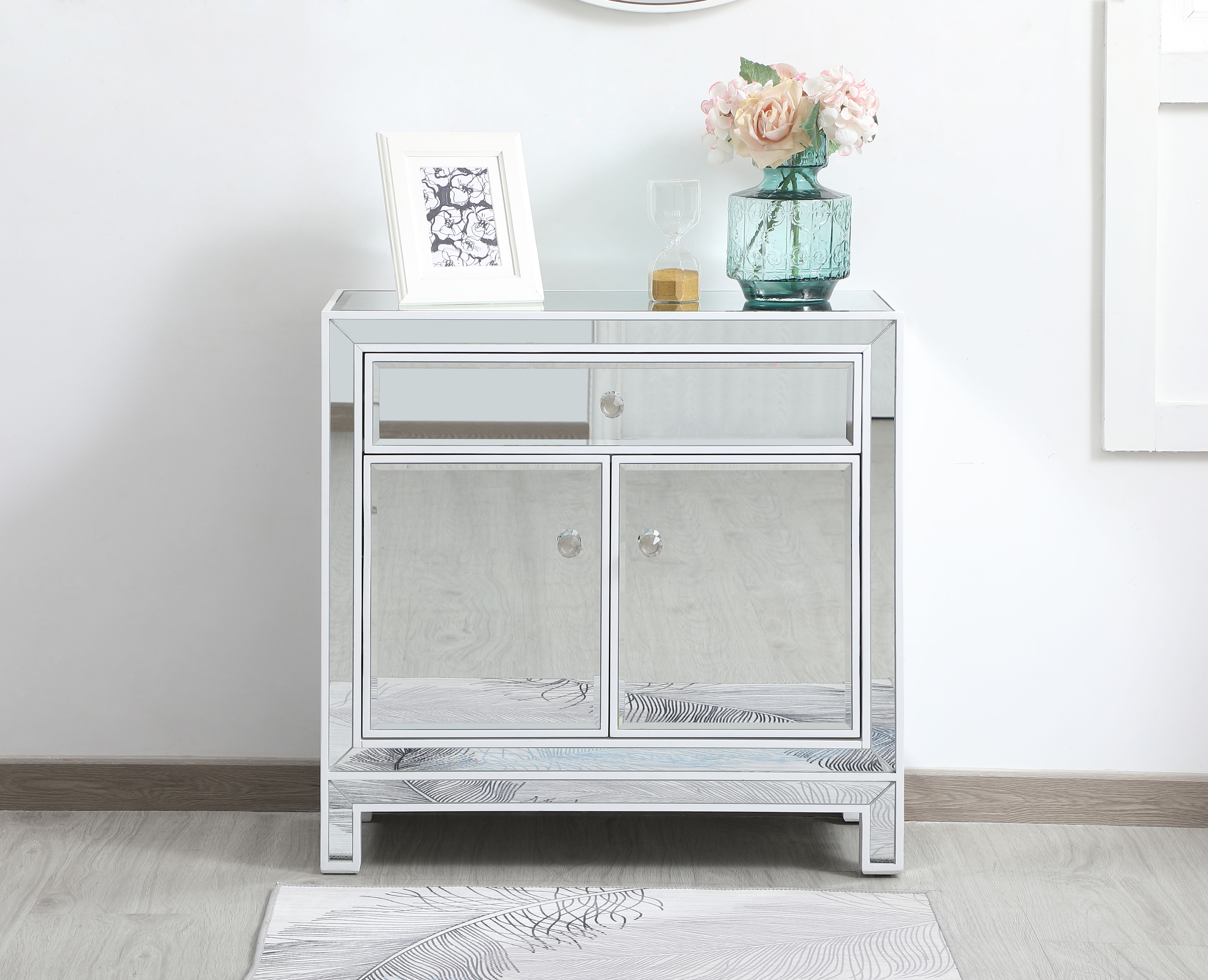 Reflexion White Cabinet