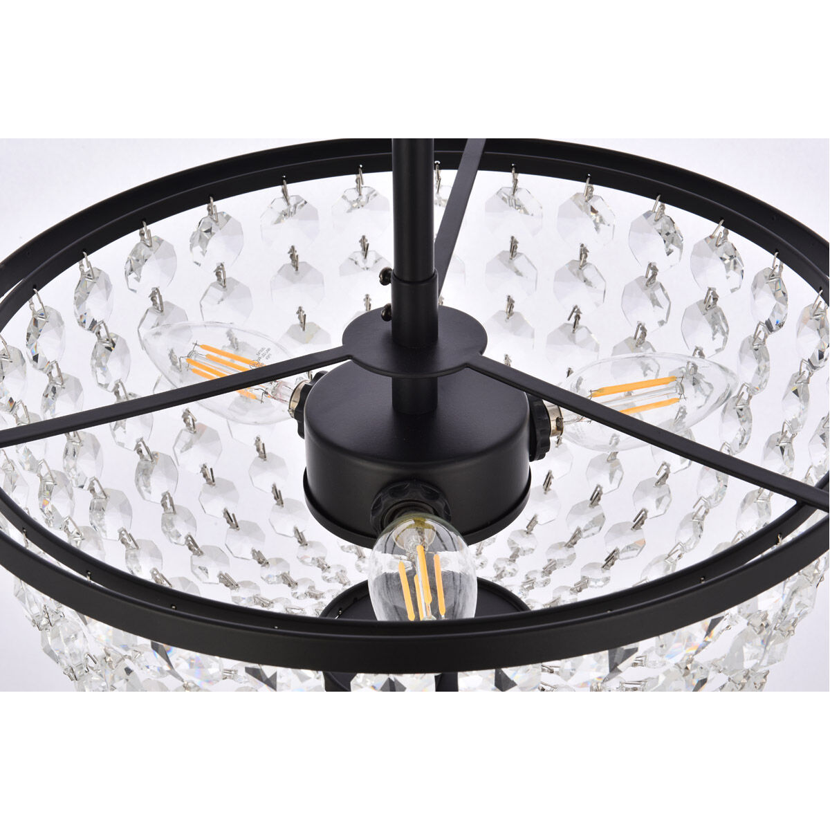 Gianna 3 Light 13 inch Black Pendant Ceiling Light