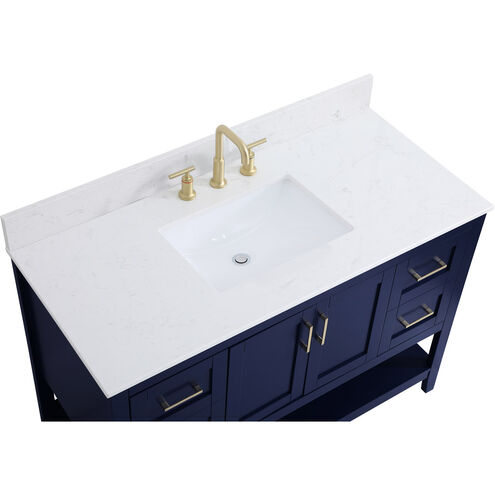 Aubrey 48 X 22 X 34 inch Blue Vanity Sink Set