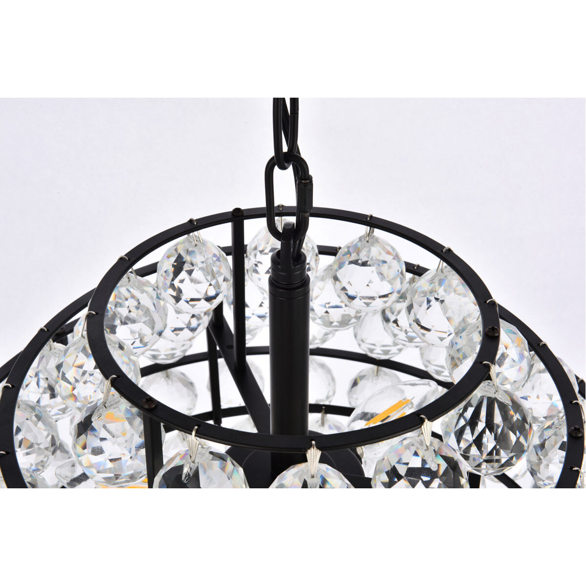 Savannah 3 Light 16 inch Black Pendant Ceiling Light