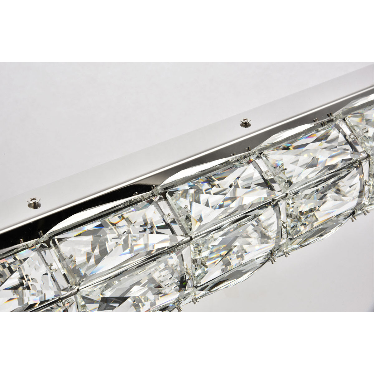 Valetta LED 43 inch Chrome Chandelier Ceiling Light
