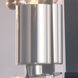 Monaco 1 Light 6 inch Polished Nickel Wall Sconce Wall Light, Urban Classic