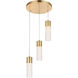 Constellation LED 12 inch Gold Pendant Ceiling Light