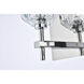 Graham 3 Light 18 inch Chrome Wall Sconce Wall Light