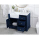 Franklin 42 X 22 X 35 inch Blue Bathroom Vanity Cabinet