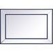 Iris 36 X 24 inch Blue Wall Mirror