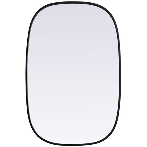 Brynn 36 X 24 inch Black Mirror in 24 x 36