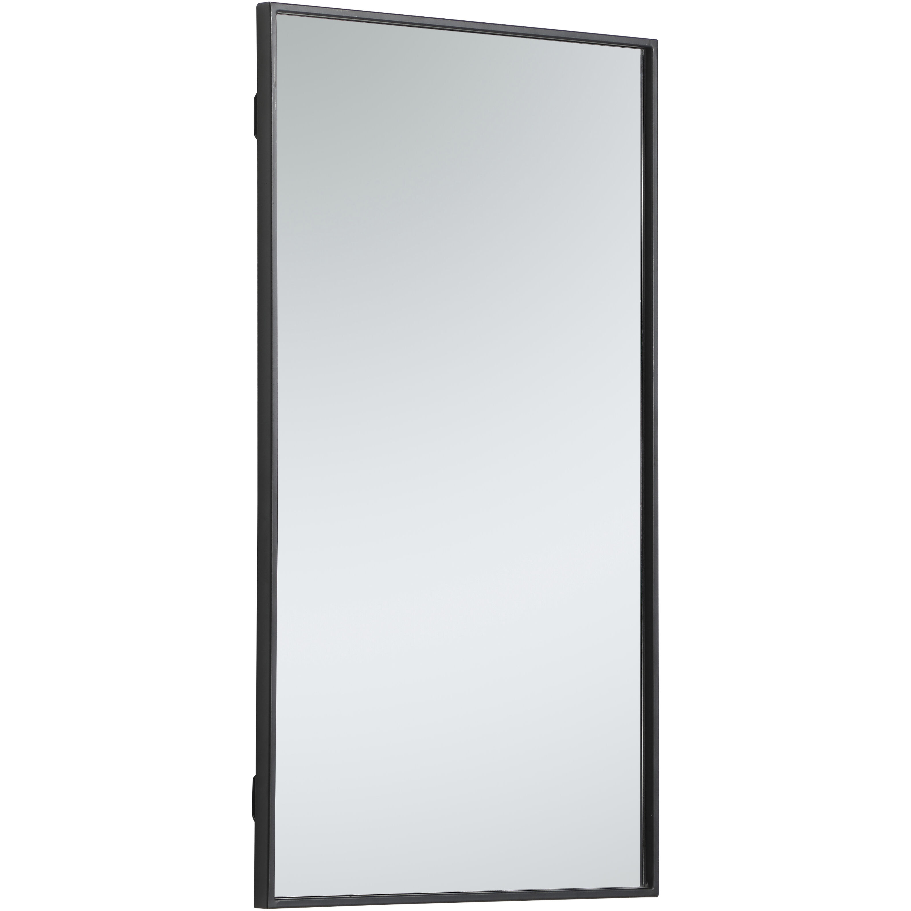 Monet 36 X 20 inch Black Wall Mirror