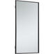 Monet 36 X 20 inch Black Wall Mirror
