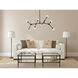 Zayne 8 Light 45 inch Black Pendant Ceiling Light