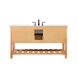 Clement 60 X 22 X 34 inch Natural Wood Bathroom Vanity Cabinet
