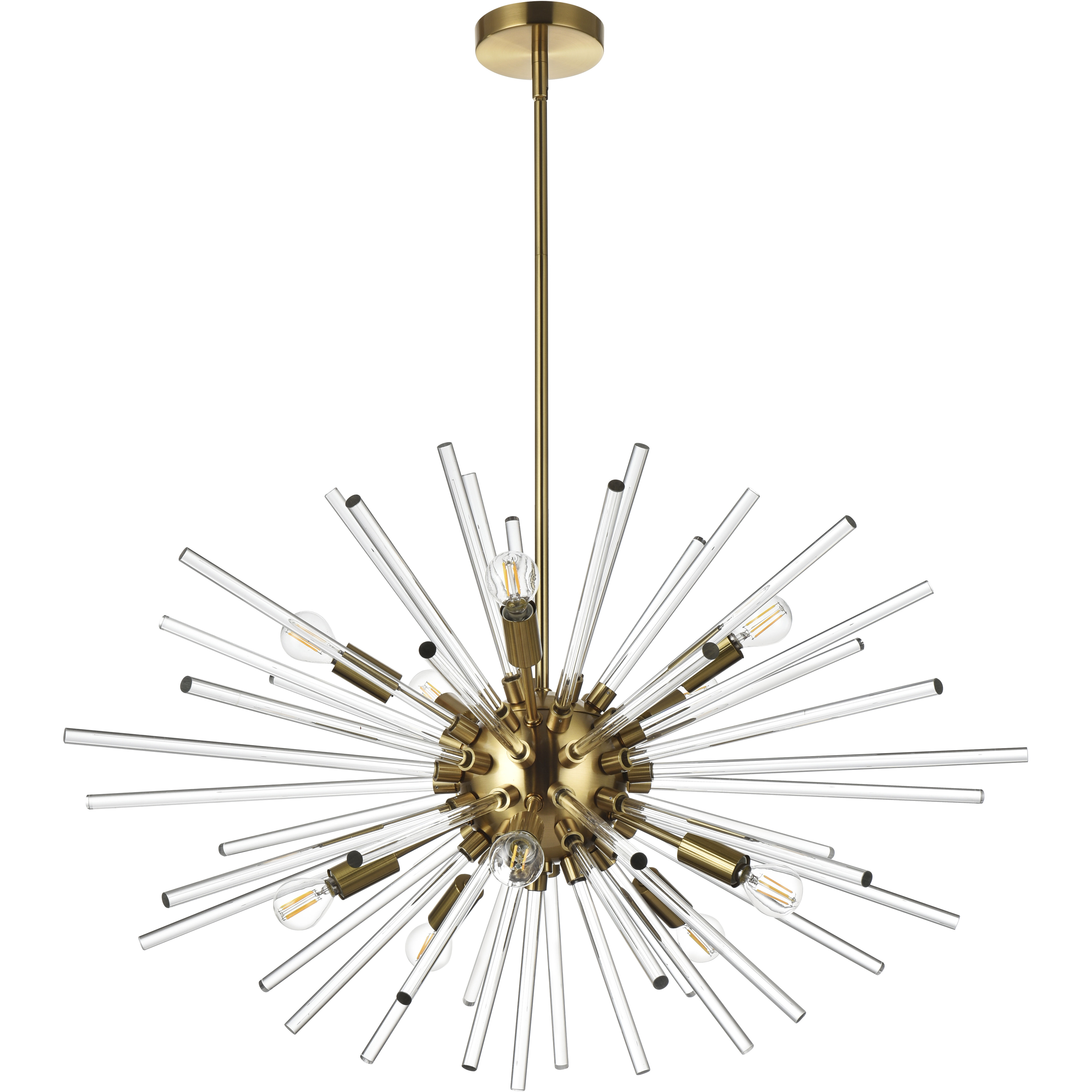 Sienna 10 Light 32 inch Gold Pendant Ceiling Light