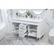 Bennett 60 X 21 X 35 inch White Vanity Sink Set