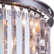 Sydney 6 Light 20 inch Polished Nickel Pendant Ceiling Light in Clear, Urban Classic