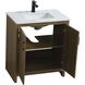 Finnley 30 X 34 inch Walnut Brown Bathroom Vanity Cabinet