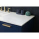 Larkin 54 X 22 X 34 inch Blue Vanity Sink Set
