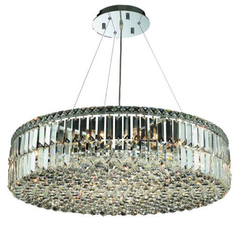 Maxime 18 Light 32 inch Chrome Chandelier Ceiling Light in Royal Cut
