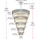 Willow 39 Light 48 inch Chrome Chandelier Ceiling Light