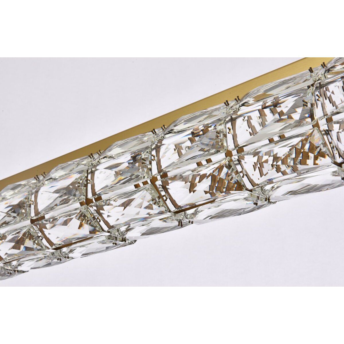 Valetta 1 Light 42 inch Gold Linear Pendant Ceiling Light