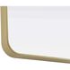 Remy 36 X 18 inch Brass Mirror