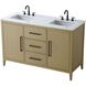 Millie 54 X 35 inch Honey Brown Bathroom Vanity Cabinet