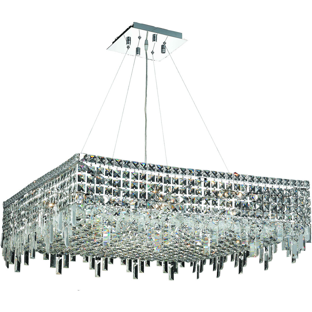Maxime 12 Light 32 inch Chrome Dining Chandelier Ceiling Light in Royal Cut