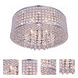 Amelie 6 Light 16 inch Chrome Flush Mount Ceiling Light