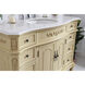 Danville 96 X 21 X 70 inch Light Antique Beige Vanity Sink Set