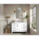 Nathan 48 X 34 inch White Bathroom Vanity Cabinet in Included