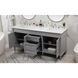 Bennett 72 X 21 X 35 inch Grey Vanity Sink Set
