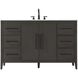 Millie 54 X 35 inch Mocha Brown Bathroom Vanity Cabinet