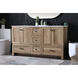 Soma 60 X 19 X 34 inch Natural Oak Vanity Sink Set