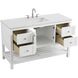 Theo 54 X 34 inch White Bathroom Vanity Cabinet
