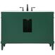 Bennett 48 X 21 X 35 inch Green Vanity Sink Set