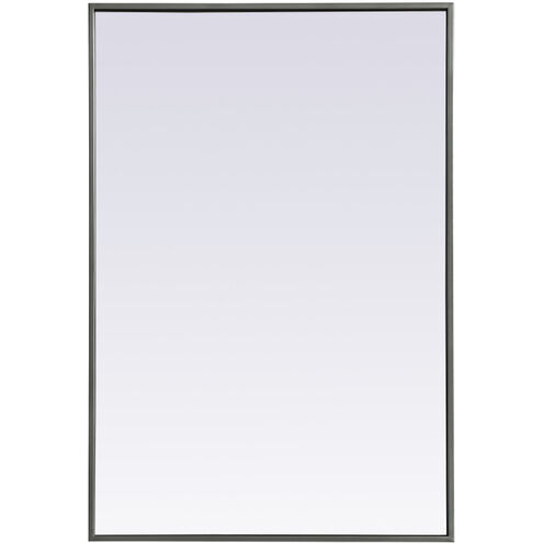 Eternity 36 X 24 inch Silver Mirror in 24 x 36