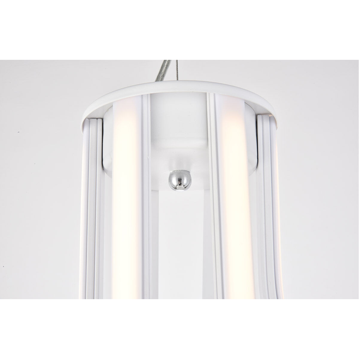 Dahlia LED 26.6 inch White Pendant Ceiling Light