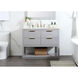 Larkin 42 X 22 X 34 inch Grey Vanity Sink Set in Gray