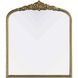 Naomi 42 X 36 inch Antique Brass Mirror