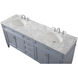 Park Avenue 72 X 22 X 35 inch Grey Vanity Sink Set