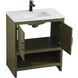 Ira 30 X 34 inch Chestnut Brown Bathroom Vanity Cabinet