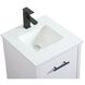 Cyrus 19 X 18 X 33.5 inch White Vanity Sink Set